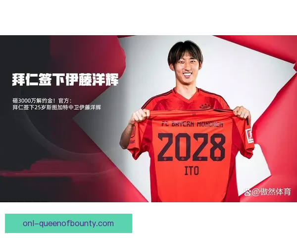 拜仁慕尼黑正式签下日本边后卫伊藤洋辉加强防线实力